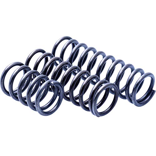 IkErna Druckfedern, Schwarze Druckfeder, Schraubenfeder Drahtdurchmesser 1,0 Mm, Außendurchmesser 5–13,0 Mm, Länge 10, 15, 20, 25, 30, 35, 40, 45, 50 Mm, 10 Stück/Packung/15Mm/12Mm von IkErna