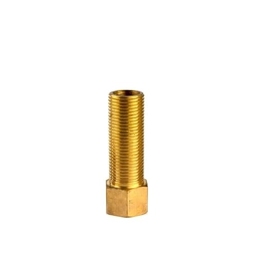 IkErna Kupfer M/F 1/2" 3/4" Bsp Außengewinde Auf Innengewinde 50 Mm 70 Mm 100 Mm Messing-Kupplungsadapter Messing-Rohrverschraubung/100Mm/3/4" von IkErna