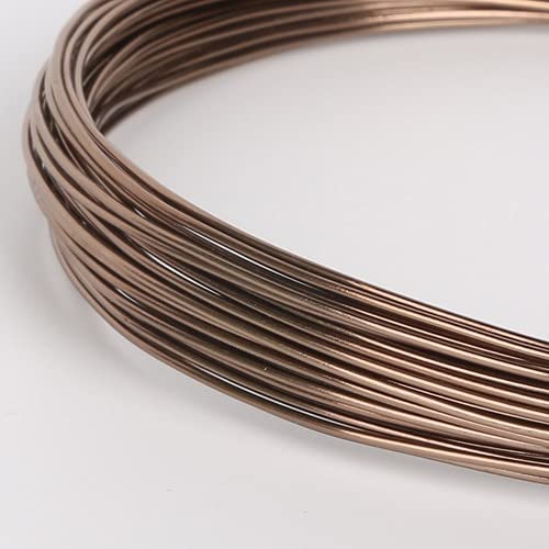 IkErna Round Aluminum Wire 1Mm/1.5Mm/2Mm/2.5Mm Versatileed Anadized Alumimetal Wire, For Diy Jewelry Findings 3-10M/Brown/2.5Mm 3.0Meters IkErna Round Aluminum Wire 1Mm/1.5Mm/2Mm/2.5Mm Versatileed Anadized Alumimetal Wire, For Diy Jewelry Findings 3-10M/Brown/2.5Mm 3.0Meters von IkErna