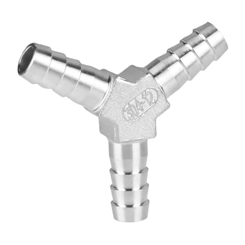 IkErna Schlauchanschluss Edelsta304 Schlauchanschluss 6 Mm 8 Mm 10 Mm 12 Mm Y-Typ Rohrverschraubung Pagodenanschluss Endstück 1 Stück/Y Type/25Mm von IkErna
