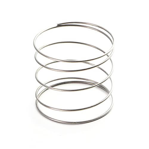 IkErna Schraubenfeder, Edelsta304, Druckfeder Mit Großem Durchmesser, Außendurchmesser 15–50 Mm 30–50 Mm Freie Länge (30–150 Mm), 2 Stück/60Mm/40Mm-01 von IkErna