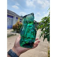 1, 7 Kgs Roher Andara Kristall Türkis Mit Luftblase Im Inneren Zur Heilung von IkaAndaraCrystal