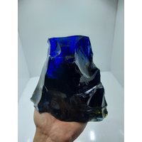 2, 4 Kg Andara Crystal Dark Blue Ocean Mit Haarfaser Im Inneren Monatomisch Für Die Heilung von IkaAndaraCrystal