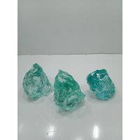 3 Stück//1, 3 Kgs Rauer Andara Kristall Türkis Grün Für Die Heilung von IkaAndaraCrystal