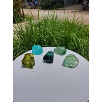 5 Stück//1061 Gr Rohe Andara Crystal Mix Farben Special Edition von IkaAndaraCrystal