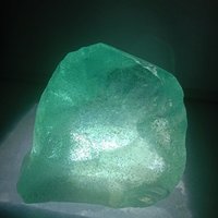 760 Gramm Andara Crystal Green Toscha Mit Bubble von IkaAndaraCrystal