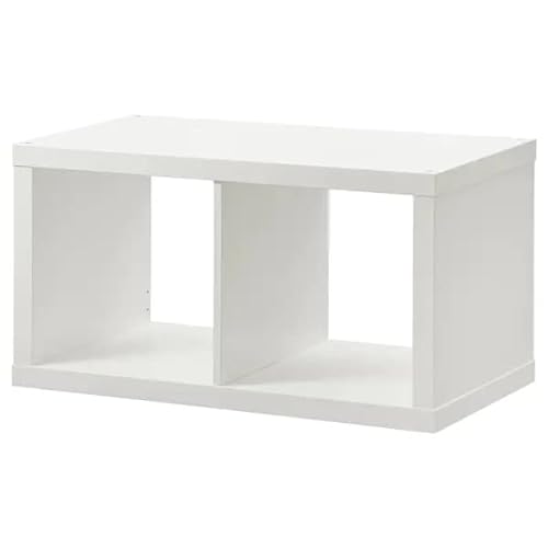 Ikea Kallax Regal, Bücherregal, Wandregal, Raumteiler in weiß (77 x 42 cm) von Ikea Kallax