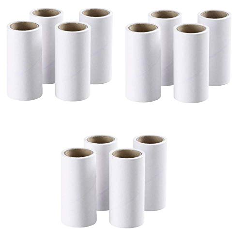 IKEA Bästis 3 x 4 Stück Ersatzrollen für Fusselroller, Weiß, ABS, Manuell, Lint Remover, Lintbürste von IKEA