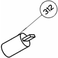 Ersatzteil - Kondensator (Kennzeichen 312) - Ikea whirlpool Ikea whirlpool von Ikea