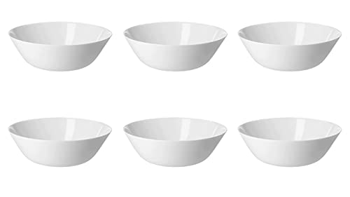 IKEA Oftast Schüssel Salatschüssel Servierschüssel weiß (23 cm) - 6 Stück von Ikea