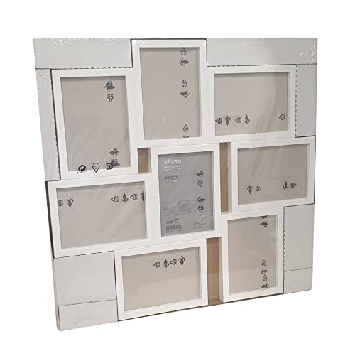 Ikea VAXBO Collage-Rahmen für 8 Fotos, Weiß, 13 x 18 cm von Ikea