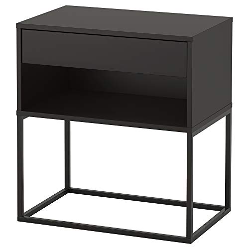 Ikea VIKHAMMER Nachttisch 60x39x65 cm schwarz von Ikea