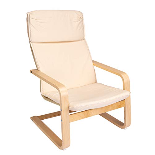 Ikea, Pello Schwingstuhl Chaise Longue, Polsterung ,Birke und Stahl, Skin von Ikea