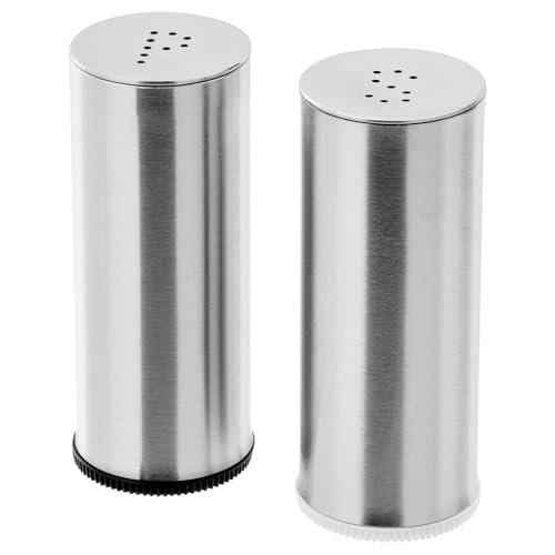Ikea 802.336.75 Plats Salt and Pepper Shaker, Stainless Steel, Set of 2 von IKEA