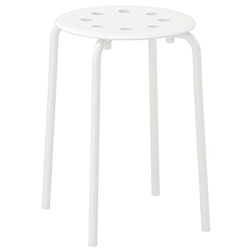 Ikea 901.840.47 Hocker, Legierter Stahl, Weiß von Ikea