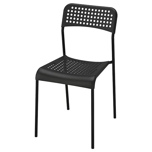Ikea ADDE Stuhl in schwarz; stapelbar von Ikea
