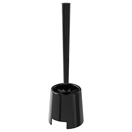 Ikea Bolmen Toilettenbürste und Toilettenbürstenhalter, 3-teiliges Set, plastik, Schwarz , 3 Stück von Ikea