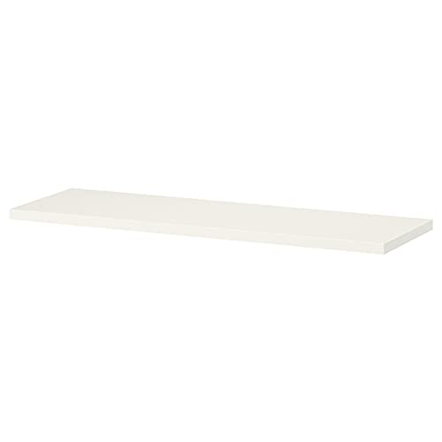 Ikea BURHULT Regal, 59 x 20 cm, einfaches und praktisches Wandregal, das Sie zur Aufbewahrung und als Ausstellungsregal verwenden können. [Weiß] von Ikea