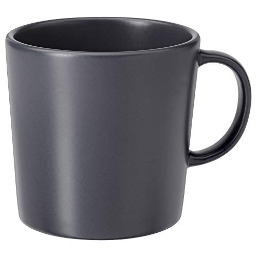 Ikea DINERA Tasse, 30 cl, dunkelgrau von Ikea