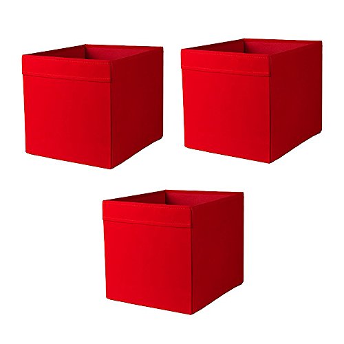 Ikea DRÖNA Fach, Rot (3 Stück) von Ikea