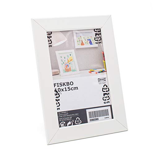 Ikea FISKBO Rahmen in weiß; (10x15cm); 12 Stück von IKEA