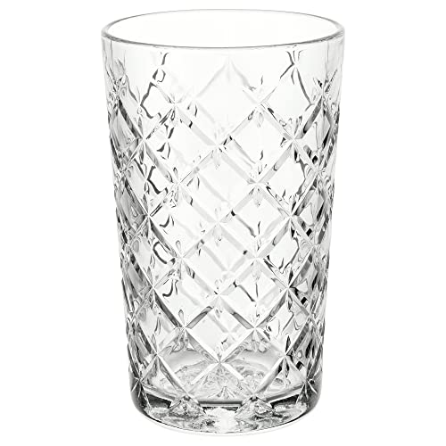 Ikea FLIMRA Glas, 42 cl, Klarglas/gemustert von Ikea