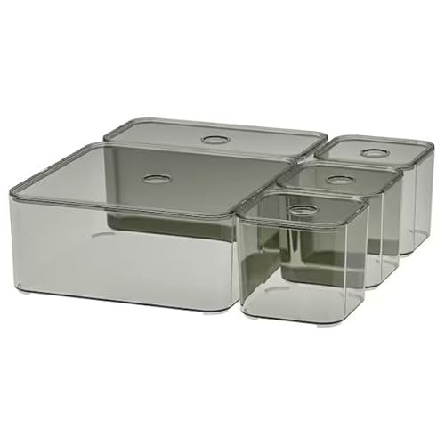 Ikea Godmorgon 504.002.70 Rauchdose mit Deckel, Größe 9½ x 7 ¾ x 10 cm, 5 Stück Ikea Godmorgon 504.002.70 Rauchdose mit Deckel, Größe 9½ x 7 ¾ x 10 cm, 5 Stück von Ikea