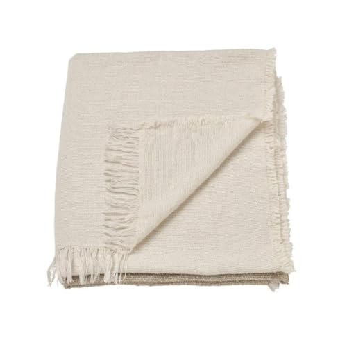 Ikea GUNNEMOR Überwurf, 130x170 cm, gebrochenes Weiß/Graubeige von IKEA