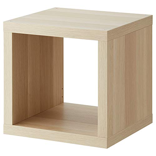 Ikea KALLAX Regal 42x42 cm weiß gebeizt Eiche Optik von IKEA