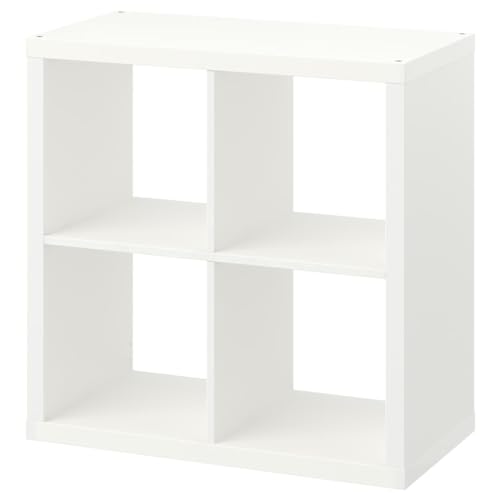 IKEA Kallax Regal, Bücherregal, Wandregal, Raumteiler in weiß (77 x 77 cm), Allzweckregale von Ikea