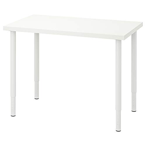 Ikea OLOV/LINNMON Schreibtisch, 100 x 60 cm, Weiß von Ikea