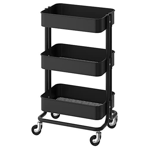 Ikea RÅSKOG Trolley, 35 x 45 x 78 cm, Schwarz von Ikea