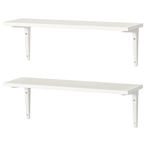 Ikea SIBBHULT/BURHULT Wandregal Kombination, 59x20 cm, weiß/weiß von Ikea