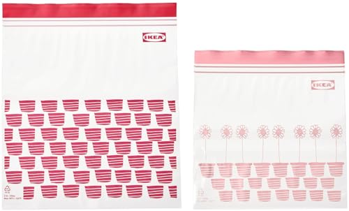 Ikea – Wiederverschließbare Beutel Istad, 25 Stück zu 1,2 l + 25 Stück zu 2,5 l, für Gefrierschrank, lebensmittelecht, Farbe: Violett, insgesammt 50 Stück Klassisch Confezione da 1 Ikea – Wiederverschließbare Beutel Istad, 25 Stück zu 1,2 l + 25 Stück zu 2,5 l, für Gefrierschrank, lebensmittelecht, Farbe: Violett, insgesammt 50 Stück Klassisch Confezione da 1 von Ikea
