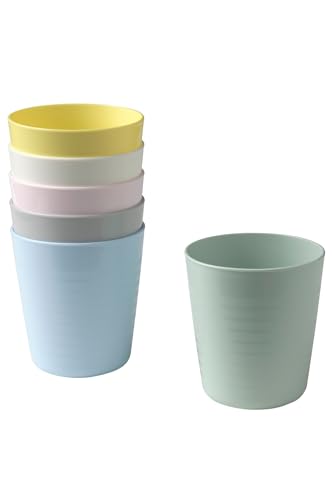 Kalas IKEA Kinder Trink Becher bunt 2x 6 Stück Set Stapelbar BPA Frei & Spülmaschinenfest von Ikea