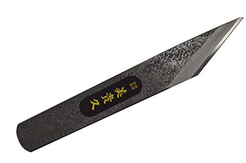 Anreißmesser Furniermesser Cuttermesser Schnitzmesser Japananisches Messer Kiridashi Handgeschmiedet in Japan – Rechtshänder (gehämmerte 27 mm) von Ikeuti