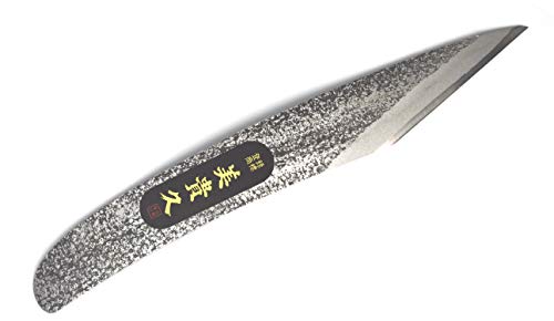 Japanisches Kiridashi Messer mit gebogener Carbonklinge - Veredelungsmesser - Rechtshänder (24 mm) von Ikeuti