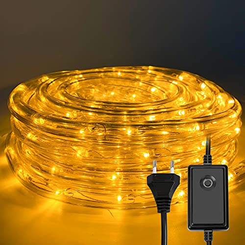 Ikodm 30m LED Lichtschlauch, 720 LEDs Lichterschlauch 8 Modi,Lichtschlauch Außen Lichterkette LED Schlauch mit Timerfür Innen Außen Garten Party Weihnachten Deko - Warmweiß Ikodm 30m LED Lichtschlauch, 720 LEDs Lichterschlauch 8 Modi,Lichtschlauch Außen Lichterkette LED Schlauch mit Timerfür Innen Außen Garten Party Weihnachten Deko - Warmweiß von Ikodm