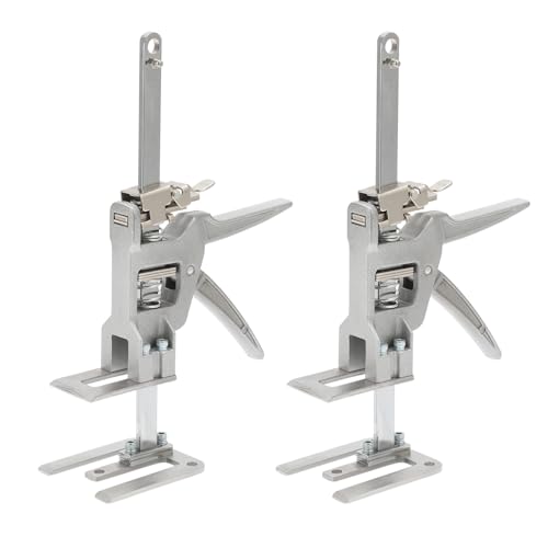 Ikodm Arbeitssparender Arm mit Skala bis 150kg, 2 Stück Arm Handwerkzeugheber mit Langsam und Schnell Hebefunktion, Möbelheber, Hebevorrichtung für Möbel, Tür, Schrank, H30cm von Ikodm