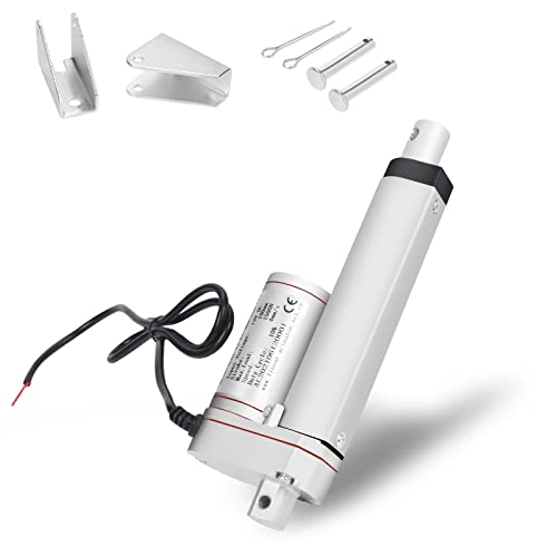Ikodm Linearantrieb 12V 200mm Linearmotor 12V DC,Linearaktuator Hub max 1500N für elektronische,Medizinische,Elektrische Türöffner und Automatisierungsanwendungen DIY Auto Möbel Lifting von Ikodm