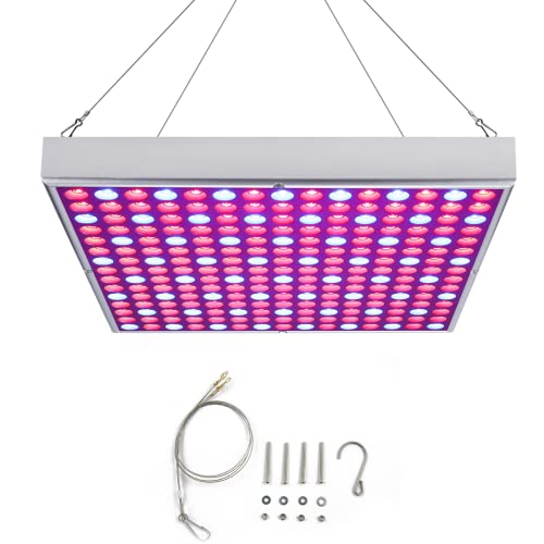 Ikodm Pflanzenlampe LED, 2 Pcs 15W Pflanzenlicht Vollspektrum Pflanzenleuchte Wachstumslampe 225LEDs Grow Light für Zimmerpflanzen, Hydroponic, Indoor Seeding Veg Flower, Gemüse und Blumen von Ikodm