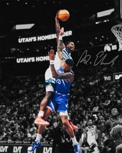 Ikonic Fotohaus Anthony Edwards Monster Dunk Autogrammdruck, Wandkunst, Heimdekoration, 20,3 x 25,4 cm, Weiß Ikonic Fotohaus Anthony Edwards Monster Dunk Autogrammdruck, Wandkunst, Heimdekoration, 20,3 x 25,4 cm, Weiß von Ikonic Fotohaus