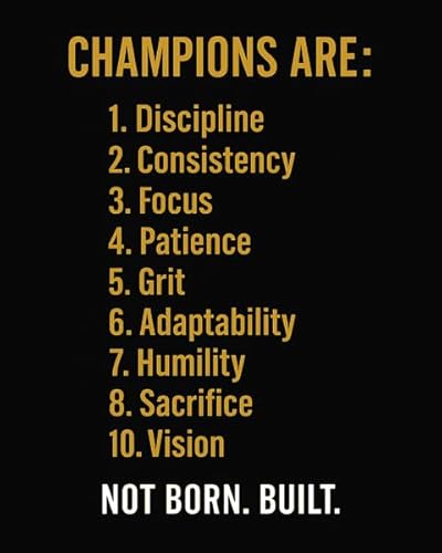 Ikonic Fotohaus Champions are ... Motivierende, inspirierende, positive Zitate für den persönlichen Wachstum, Denkweise für Erfolg, Wandkunst, Wandkunst, Wandkunst, Heimbüro, Fitnessstudio Ikonic Fotohaus Champions are ... Motivierende, inspirierende, positive Zitate für den persönlichen Wachstum, Denkweise für Erfolg, Wandkunst, Wandkunst, Wandkunst, Heimbüro, Fitnessstudio von Ikonic Fotohaus