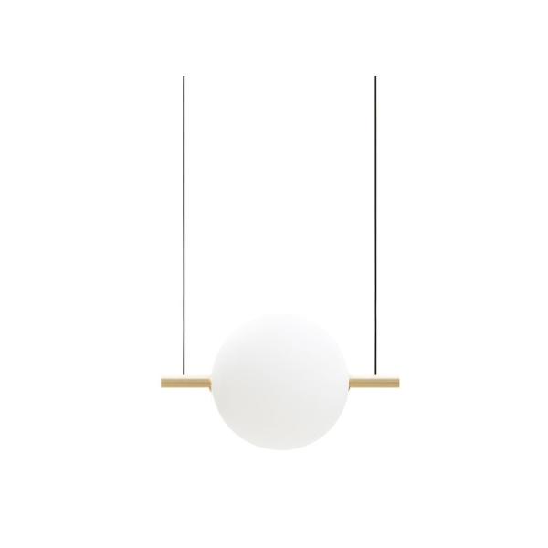 Alma 282.05.ON Messing und Glas Pendelleuchte, Il Fanale Alma 282.05.ON Messing und Glas Pendelleuchte, Il Fanale von Il Fanale