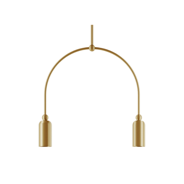 Madame Deckenleuchte aus Naturmessing 288.03.ON, Il Fanale Madame Deckenleuchte aus Naturmessing 288.03.ON, Il Fanale von Il Fanale