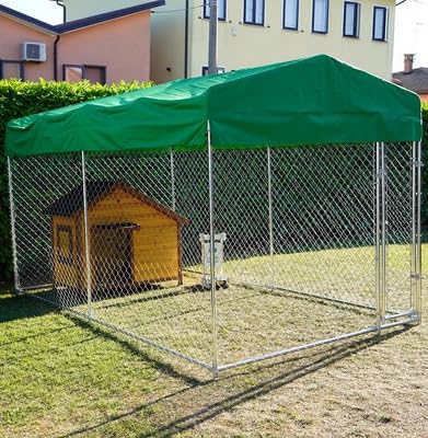 Hundebox Modell Lilli Gehege 3,96 x 2,28 Bedeckt ohne Futternapfhalter Hundebox Modell Lilli Gehege 3,96 x 2,28 Bedeckt ohne Futternapfhalter von Il Verde Mondo