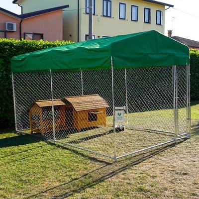 Hundebox Modell Matilda Zaun 3,96 x 2,28 mit Futternapfhalter Hundebox Modell Matilda Zaun 3,96 x 2,28 mit Futternapfhalter von Il Verde Mondo