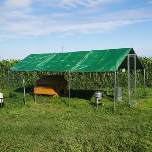 Kit für Hühnerstall Cocincina Antiräuator | Zaun + Hühnerstall + Zubehör + Autotür 6 x 3 Meter Abdeckung Kit für Hühnerstall Cocincina Antiräuator | Zaun + Hühnerstall + Zubehör + Autotür 6 x 3 Meter Abdeckung von Il Verde Mondo