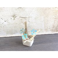 Beton Vase Trend Dekoration Kreativ Reagenzglas Geldgeschenk Blumenvase Blush Decor Unique Gifts Table Modern Wedding Spring Entertaining von IlanyDesign