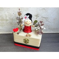 Geschenkbox Geldgeschenk Upcycling Nespresso Glückswichtel Kreativ Dekoration Geburtstag Geschenkverpackung Decor Unique Modern Home von IlanyDesign